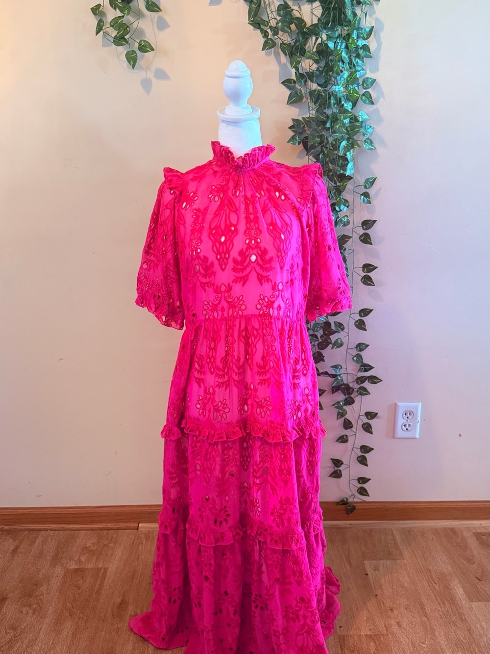 Generation Love hot pink Eyelet Lace Dress